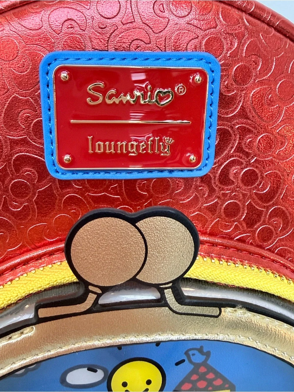 Sanrio Loungefly Hello Kitty 50th Anniversary Metallic Mini Backpack